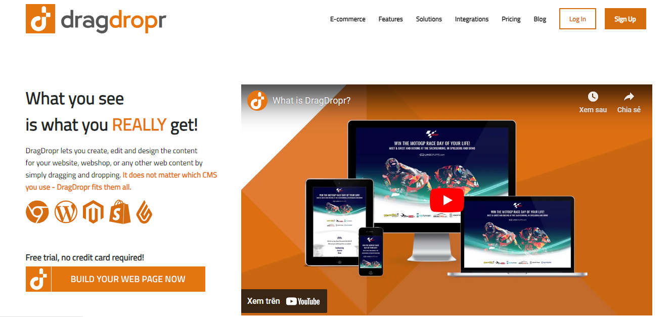 page builder app shopify